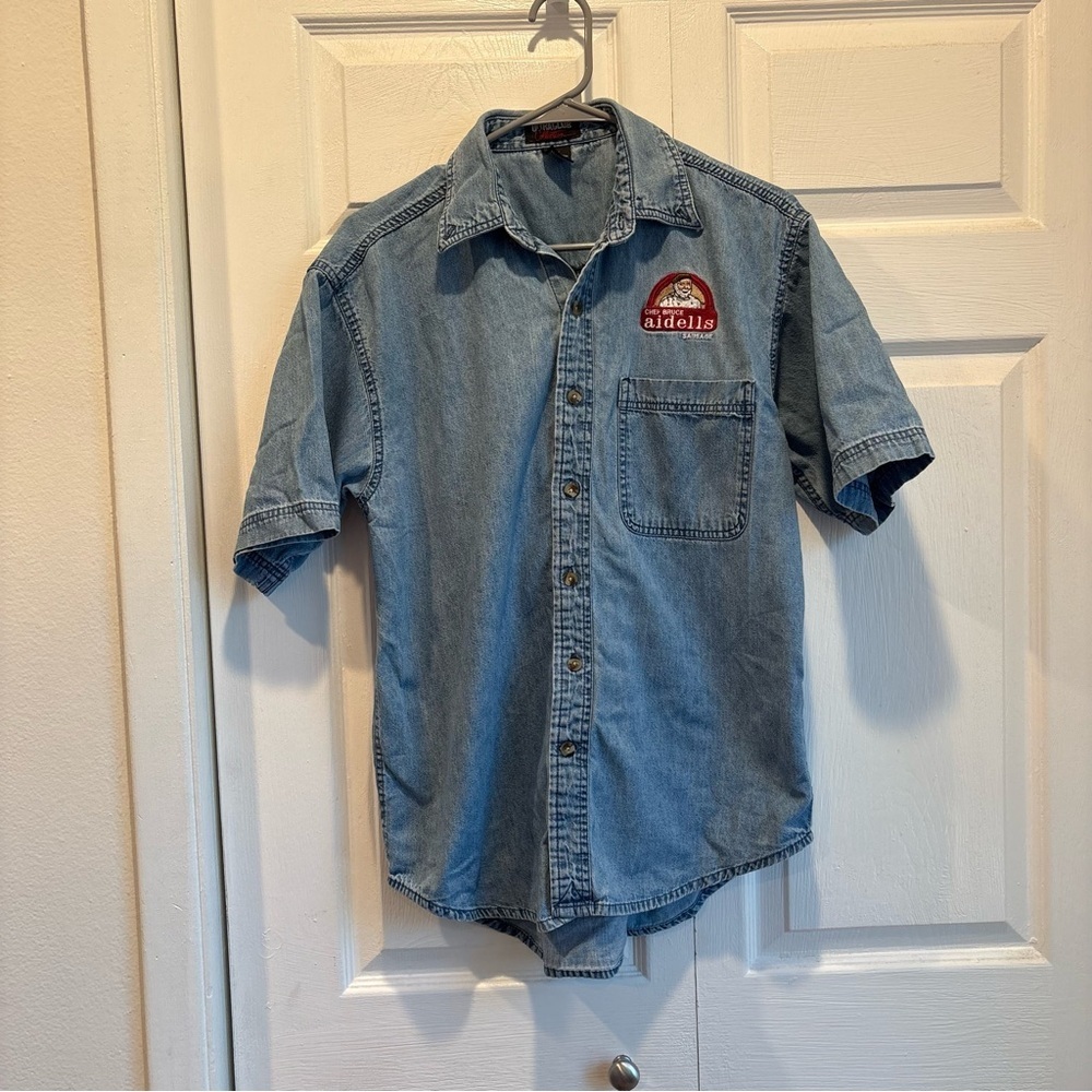 Vintage UltraClub Collection Denim Button Up Shirt - Size Small